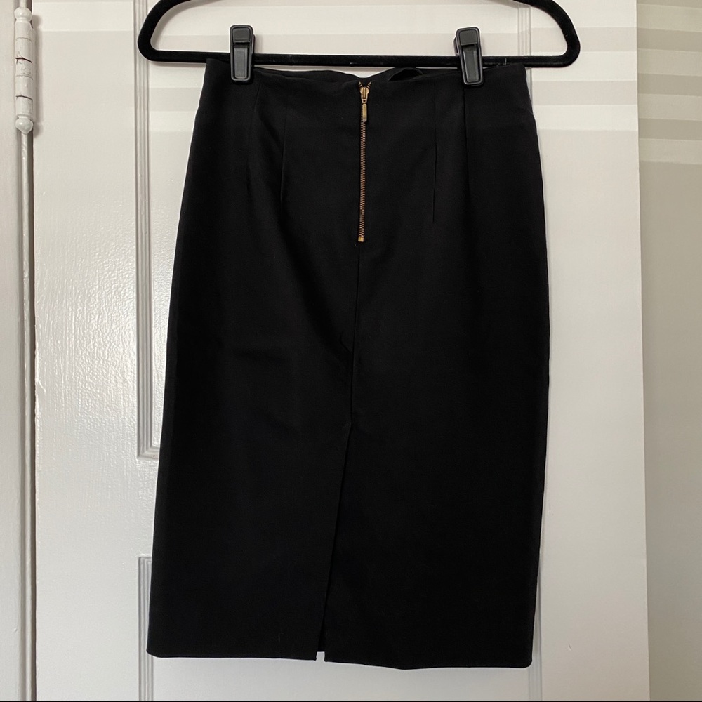 Zara Black Knee Length Skirt - S